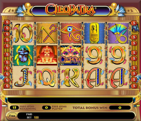 Cleopatra's Gold Video Slot Bonus Round